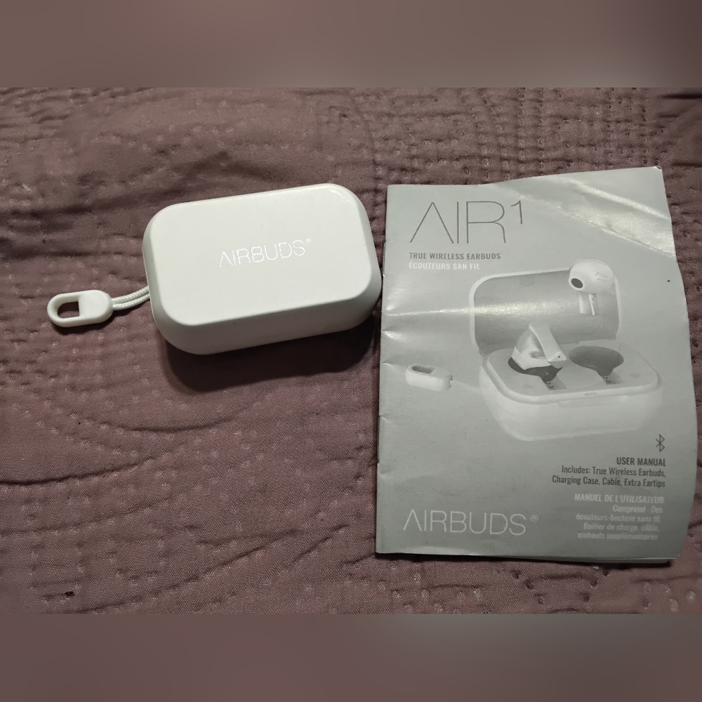 White AirBuds 1 True Wireless Earbuds *Brand New - No Box